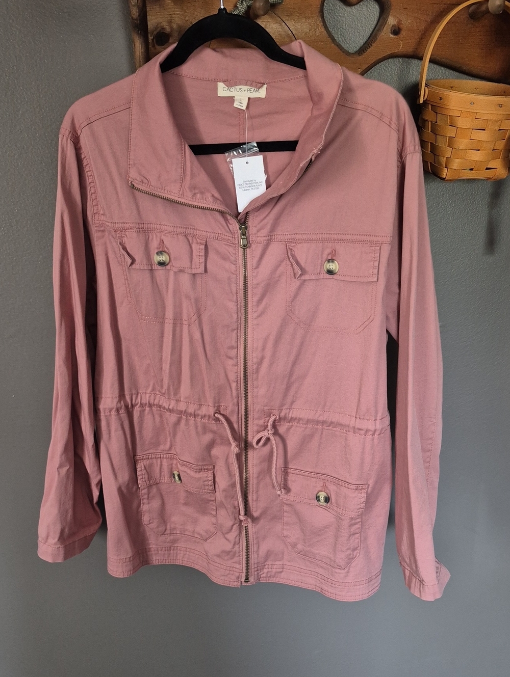 Women's Dusty Rose Utility Jacket